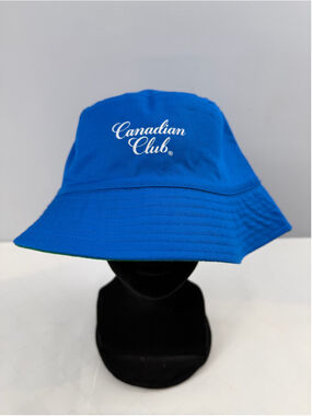 Canadian Club Bucket Hat One Size Blue Green NWOT